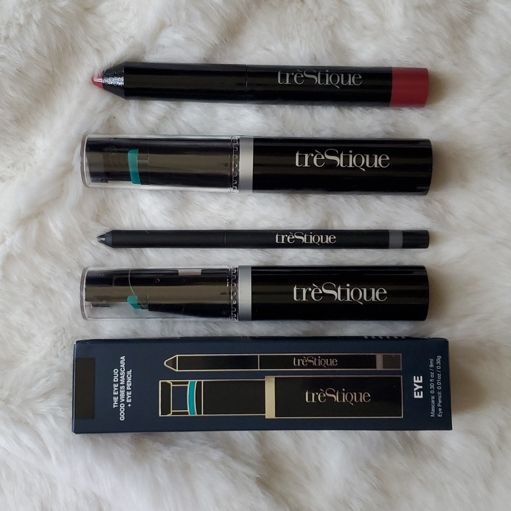 Trestique Good Vibe Mascara + Eyeliner +  Lip Glaze